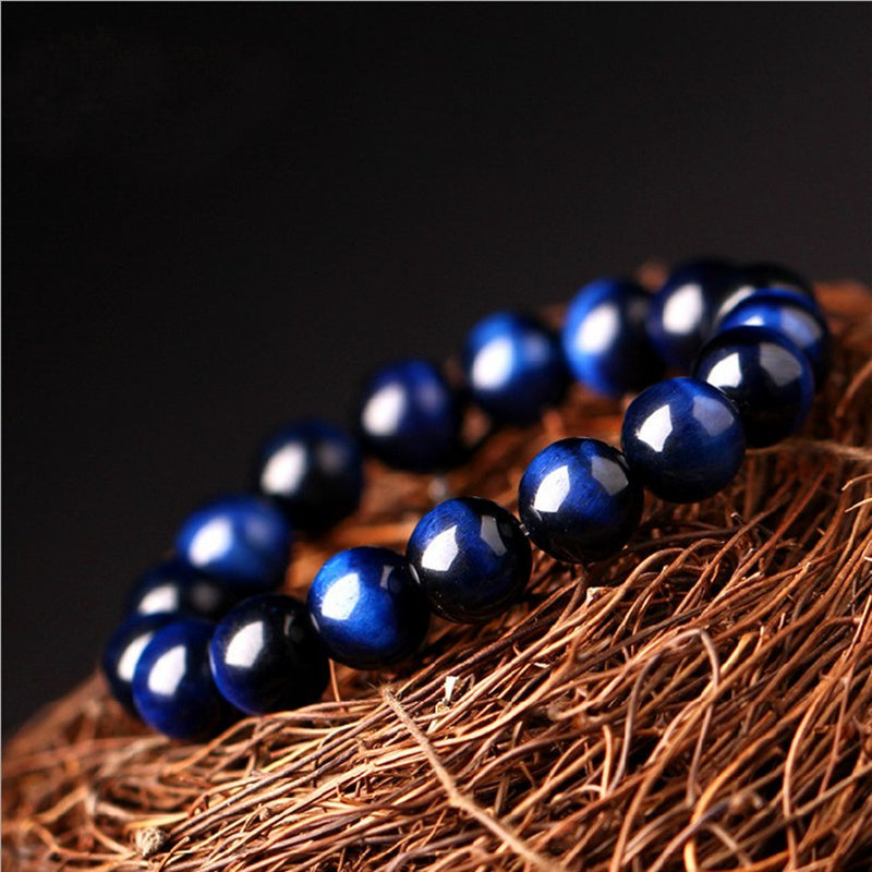 Gelang batu mata harimau biru panggang, batu mata harimau asli, batu mata helang, kayu alexandrite, gelang tangan, barang kemas pasangan