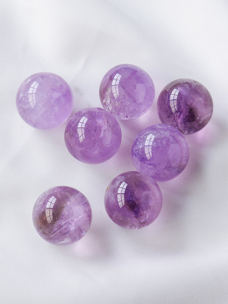 Natural Crystal, Crystal Sphere Rough, Ore, Amethyst, Gemstone, Home Decoration, Loose Bead Jewelry Gift