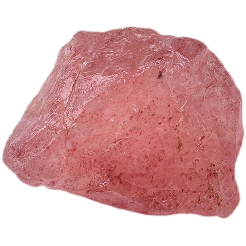 Kristal Strawberi Asli, Zarah Kecil Batu Mentah, Hiasan, Kristal Strawberi Merah, Bijih Mentah
