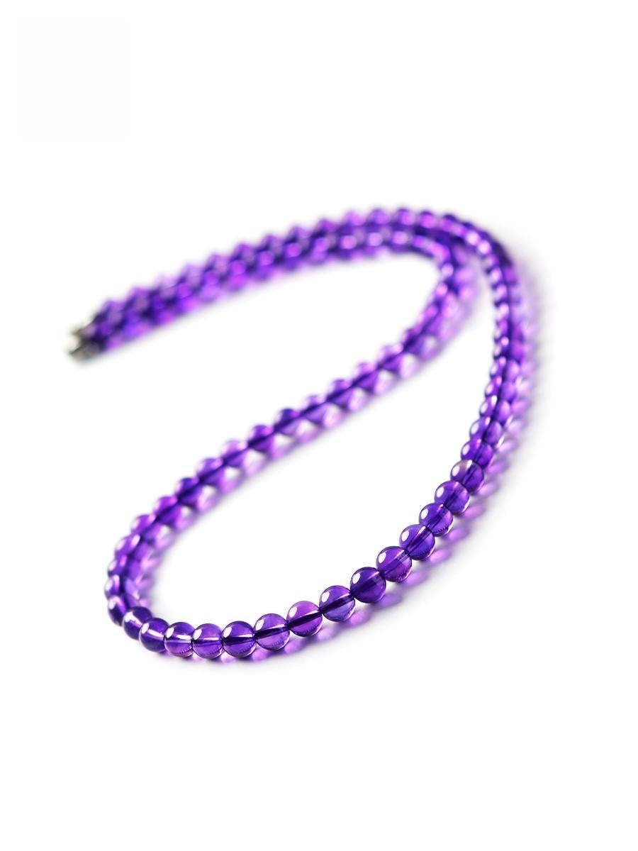Amethyst necklaces, amethyst bracelets, rough stones, loose beads, beads, multi-circle bracelets, crystal pendants, clavicle chains