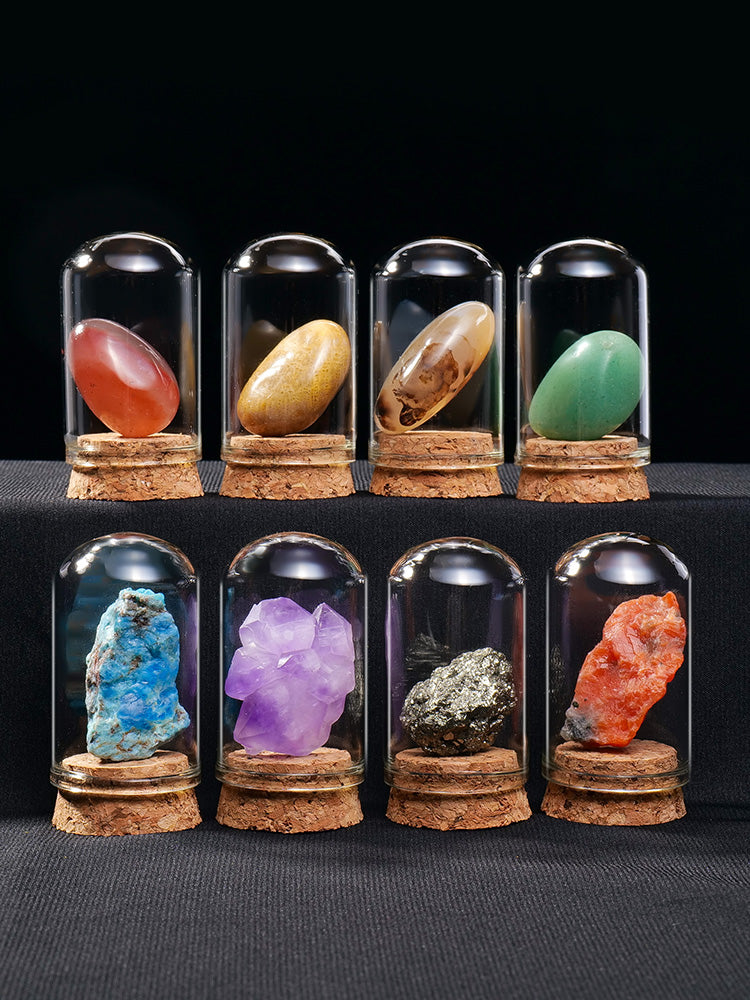 Hiasan spesimen bijih kristal asli batu mentah batu mineral kristal batu akik batu permata hadiah sains popular kanak-kanak