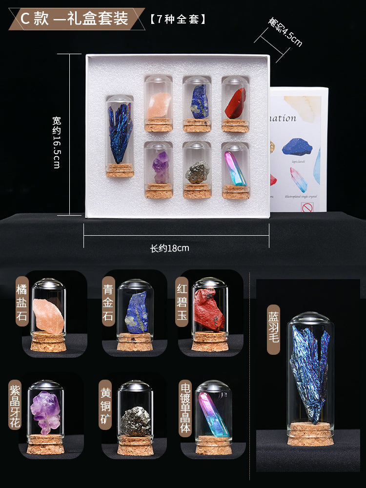 Perhiasan spesimen bijih kristal asli mineral kristal batu mentah batu permata batu akik batu sains popular kanak-kanak tangki ikan