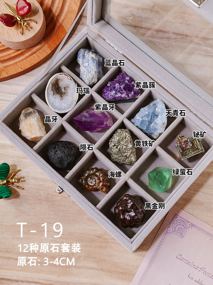 Perhiasan spesimen bijih kristal asli mineral kristal batu mentah batu permata batu akik batu sains popular kanak-kanak tangki ikan
