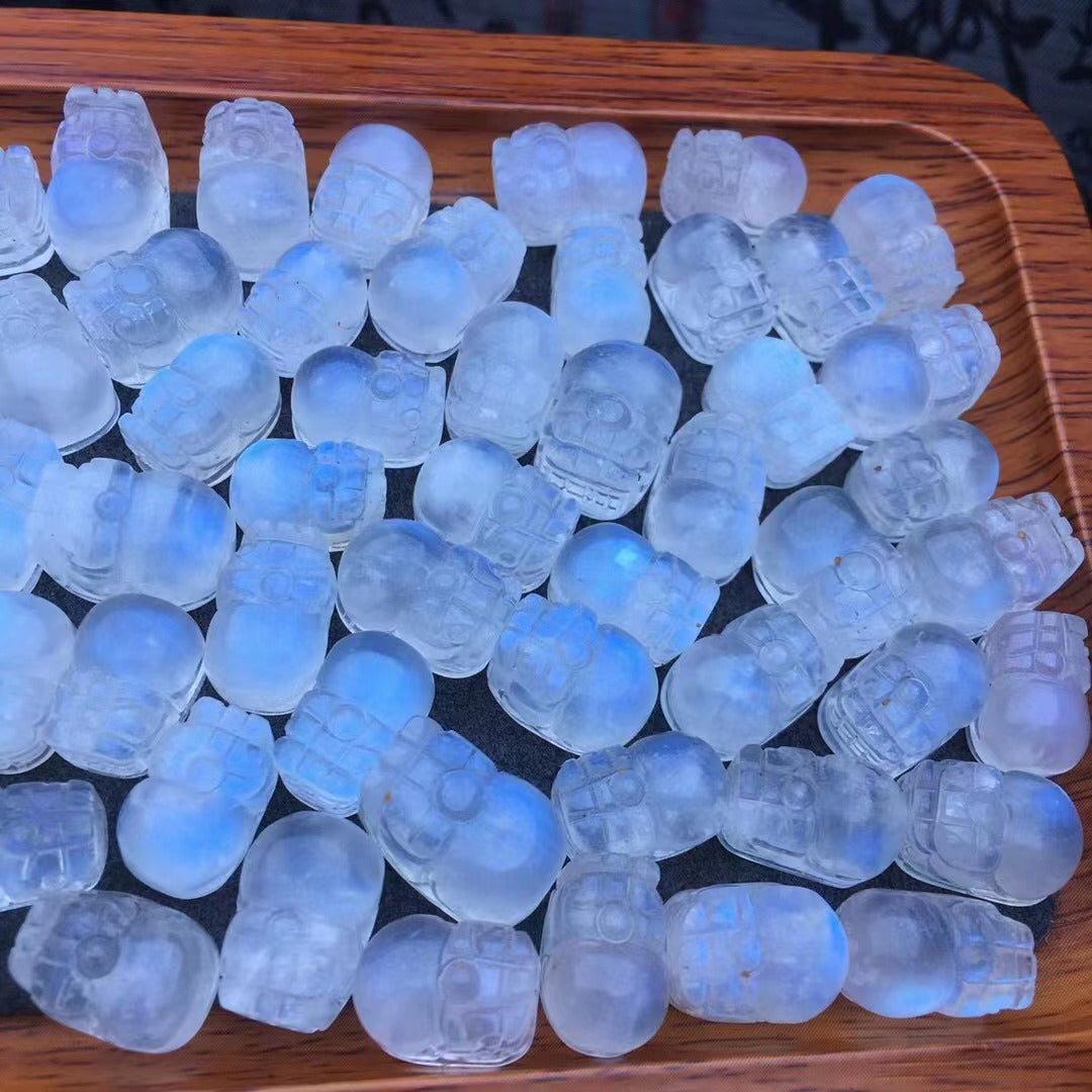 Natural blue moonlight, Pixiu, small accessories, semi-finished products, diy accessories, 10mm