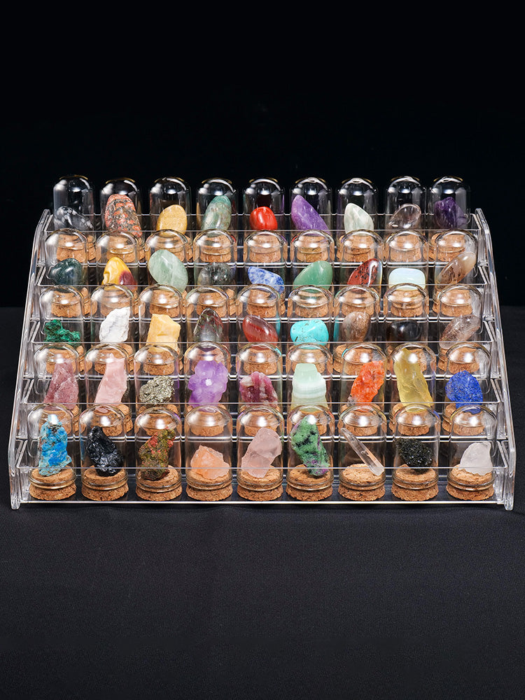 Hiasan spesimen bijih kristal asli batu mentah batu mineral kristal batu akik batu permata hadiah sains popular kanak-kanak