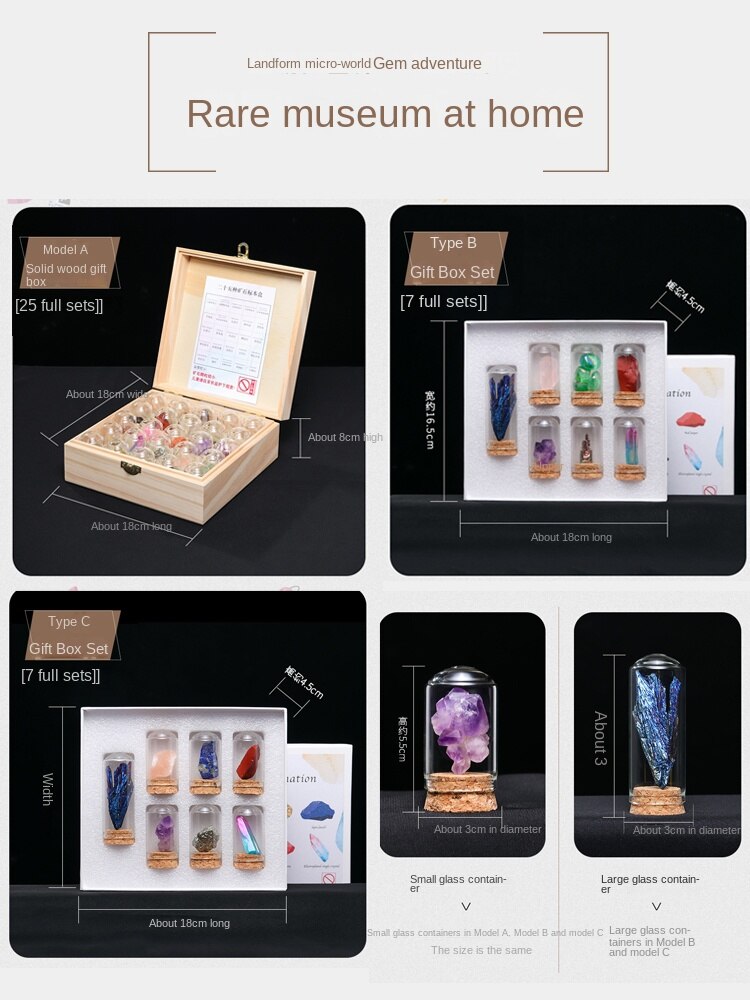 Perhiasan spesimen bijih kristal asli mineral kristal batu mentah batu permata batu akik batu sains popular kanak-kanak tangki ikan