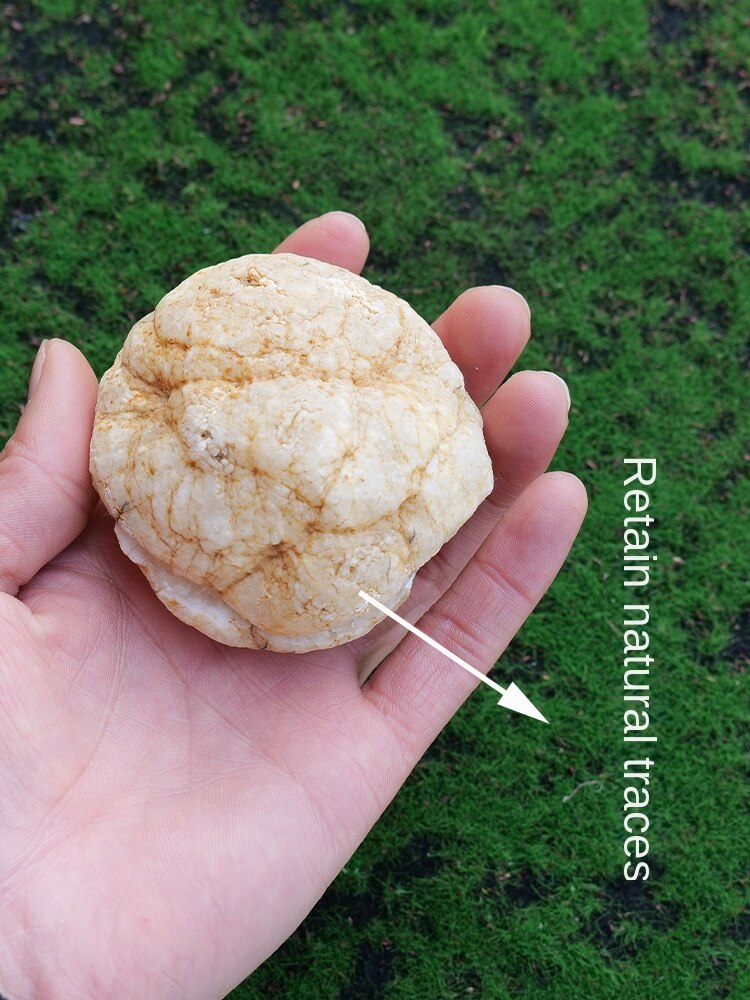 Runyangshi kristal asli akik kristal lubang cornucopia hiasan mineral koleksi standard kuarza batu permata pengajaran spesimen