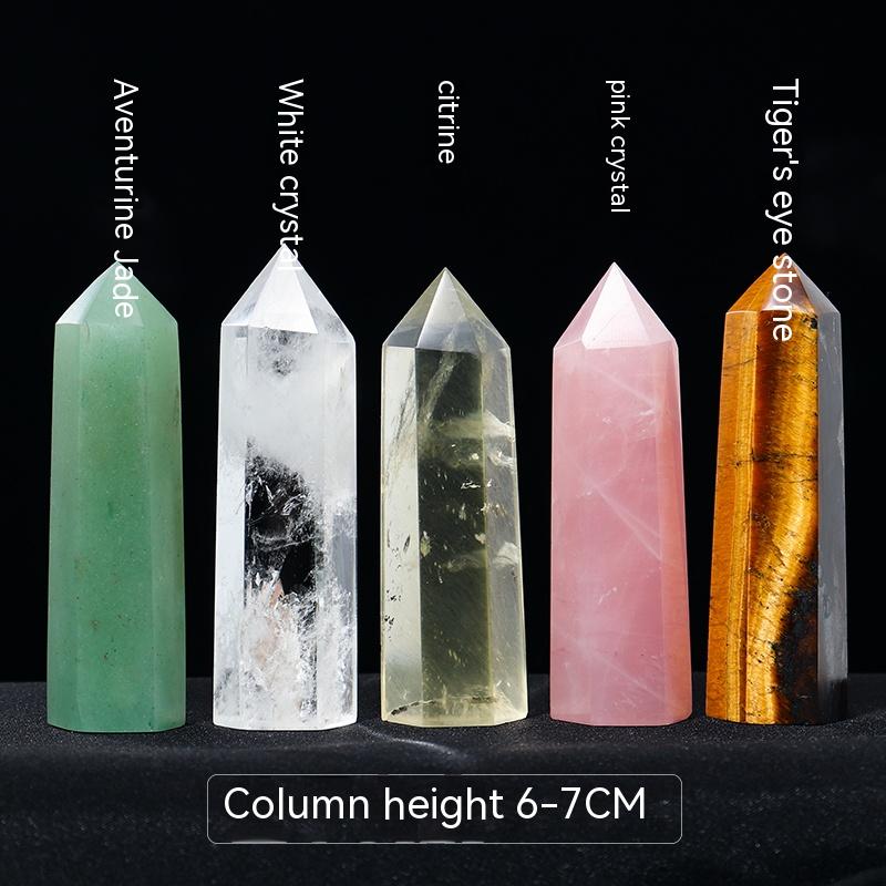 Natural Crystal Rough, Ore, Crystal Column, Hexagonal Prism, Decoration, Lazurite, Mineral Standard, Incense Stone, Desk Agate Decoration