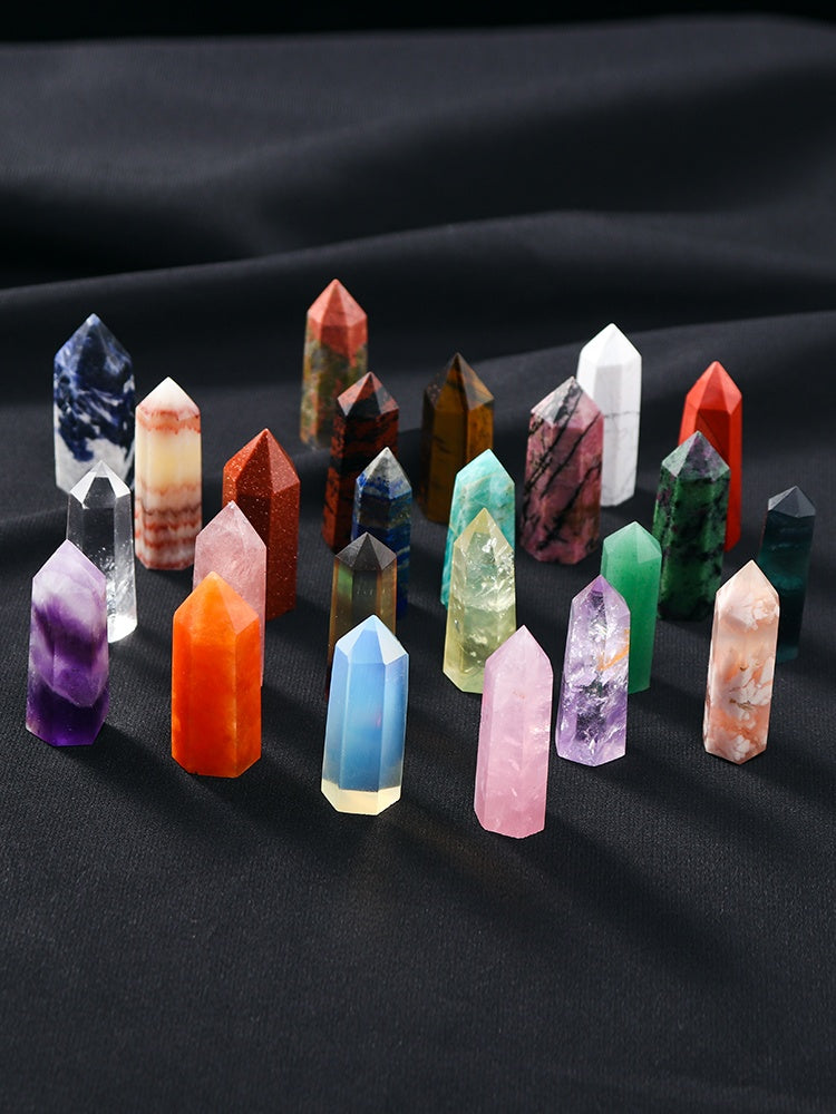 Kristal asli kasar, bijih, batu permata, tiang kristal, batu kristal, bijih degaussing, fluorit, serbuk kuning, perhiasan kristal.