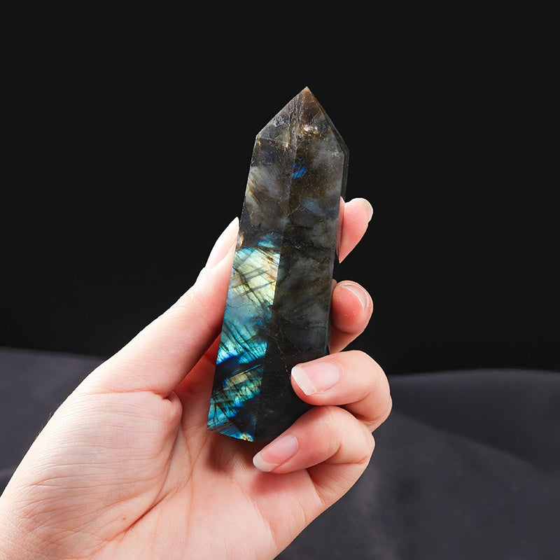 Bijih kristal asli, lajur kristal batu mentah, lapis lazuli, kristal merah jambu, standard mineral, prisma heksagon berbucu tunggal, hadiah hiasan