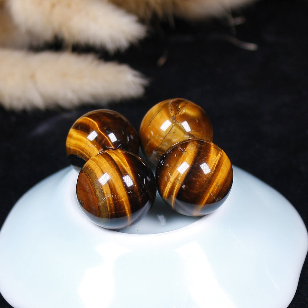 Bola amethyst merah jambu putih dan kuning asli, telus, impian, batu mentah, permata, hiasan desktop