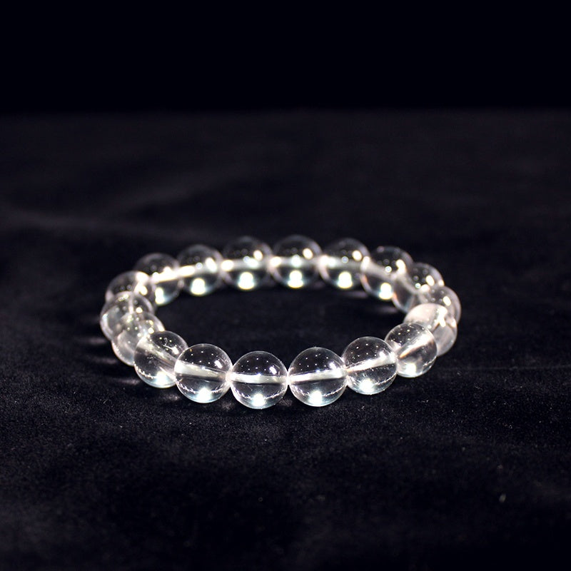 Gelang Kristal Putih Asli,Gelang Bulatan Tunggal,Gelang,Penggilap Batu Laut Timur,Bola 6-20mm,Aksesori