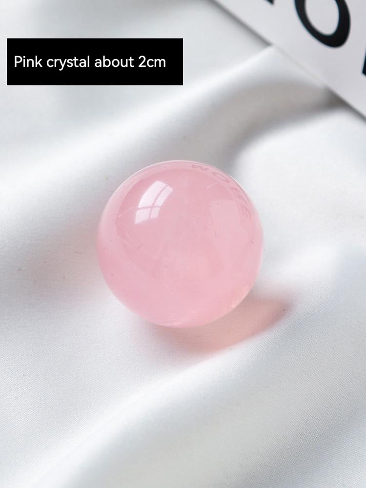 Bola kristal putih asli, obsidian, batu mata harimau, hiasan meja rumah, batu biru, bola kristal hiasan, batu mata harimau