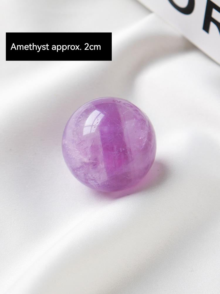 Bola kristal putih asli, obsidian, batu mata harimau, hiasan meja rumah, batu biru, bola kristal hiasan, batu mata harimau
