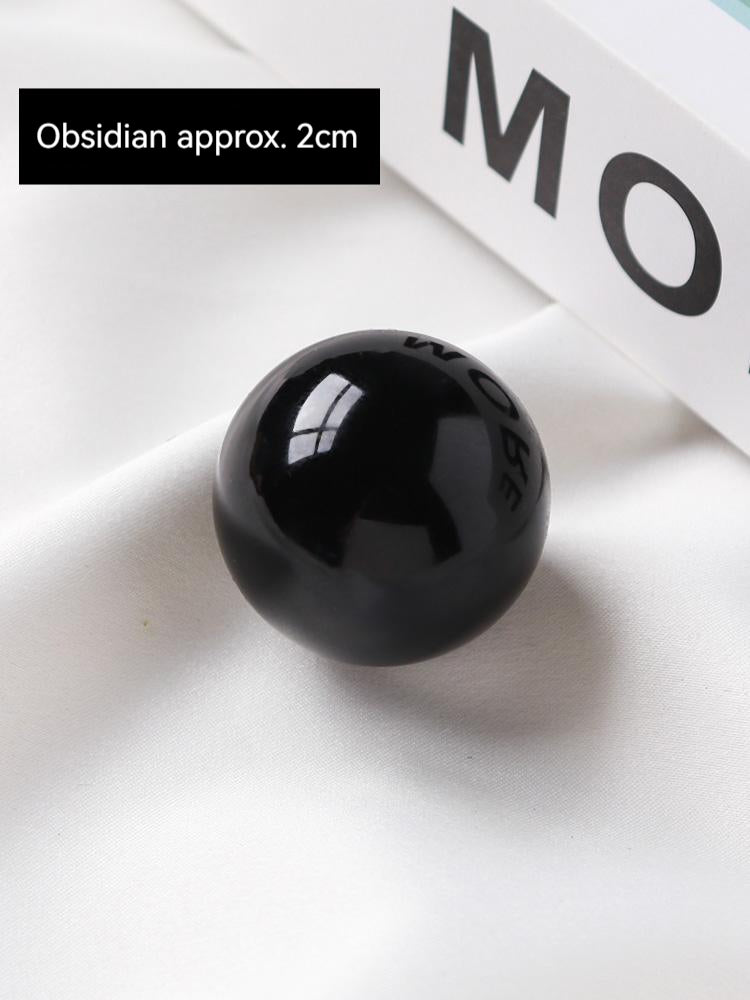 Bola kristal putih asli, obsidian, batu mata harimau, hiasan meja rumah, batu biru, bola kristal hiasan, batu mata harimau