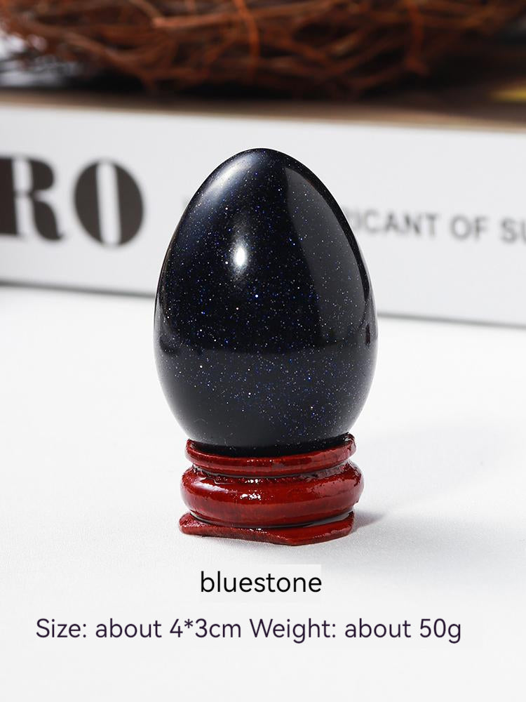 Natural Crystal Sphere, Ore, Specimen, Pigeon Egg, Agate, Rough Stone, Mineral Crystal, Lasurite, Palm, Decoration