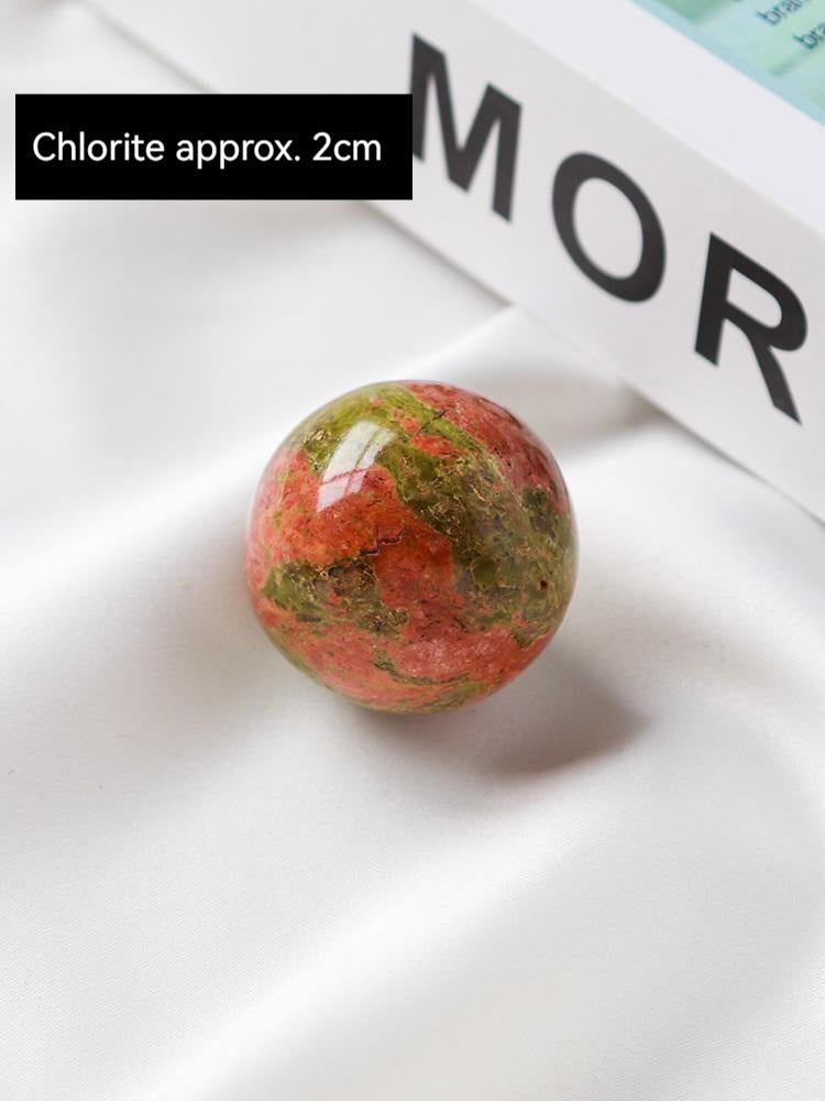 Bola kristal putih asli, obsidian, batu mata harimau, hiasan meja rumah, batu biru, bola kristal hiasan, batu mata harimau