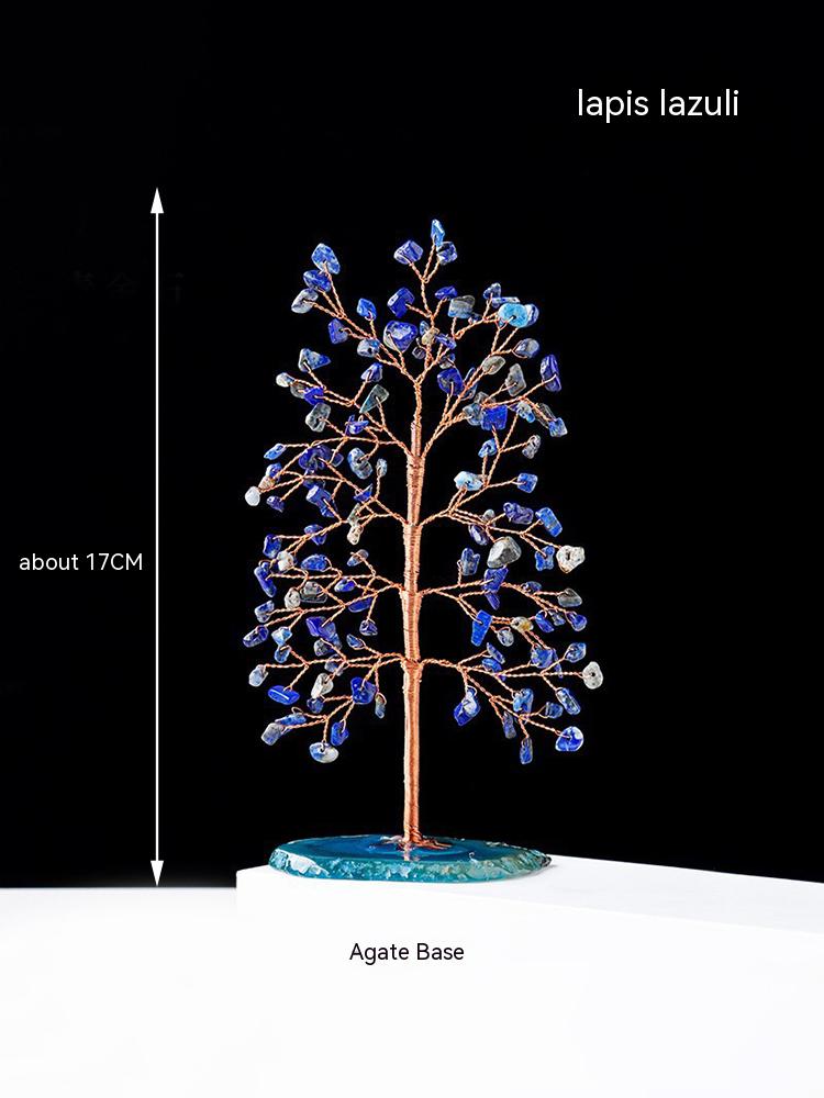 Natural Crystal Gravel, Pyramid, Pachira Macrocarpa, Decorations, Resin Pyramid, Gravel, Flower Tree, Home Decoration, Crafts