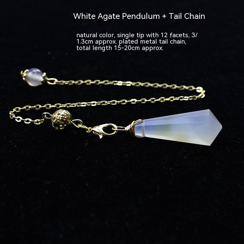 Loket pendulum amethyst asli, bijih batu mentah dengan loket rantai ekor, model lelaki dan wanita, hadiah hari jadi, barang kemas, rantai