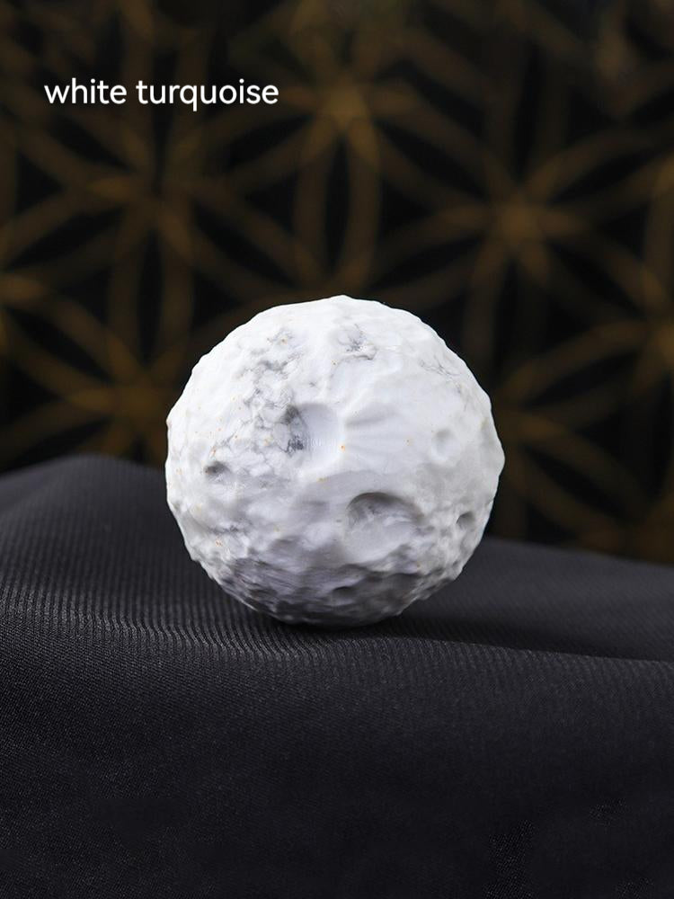 Natural Crystal, Electroplating, Lunar Meteorite, Model, Popular Science, Ore, Specimen, Rough, Decoration, Hand-Polished, Palm