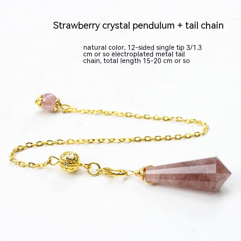 Loket pendulum amethyst asli, bijih batu mentah dengan loket rantai ekor, model lelaki dan wanita, hadiah hari jadi, barang kemas, rantai