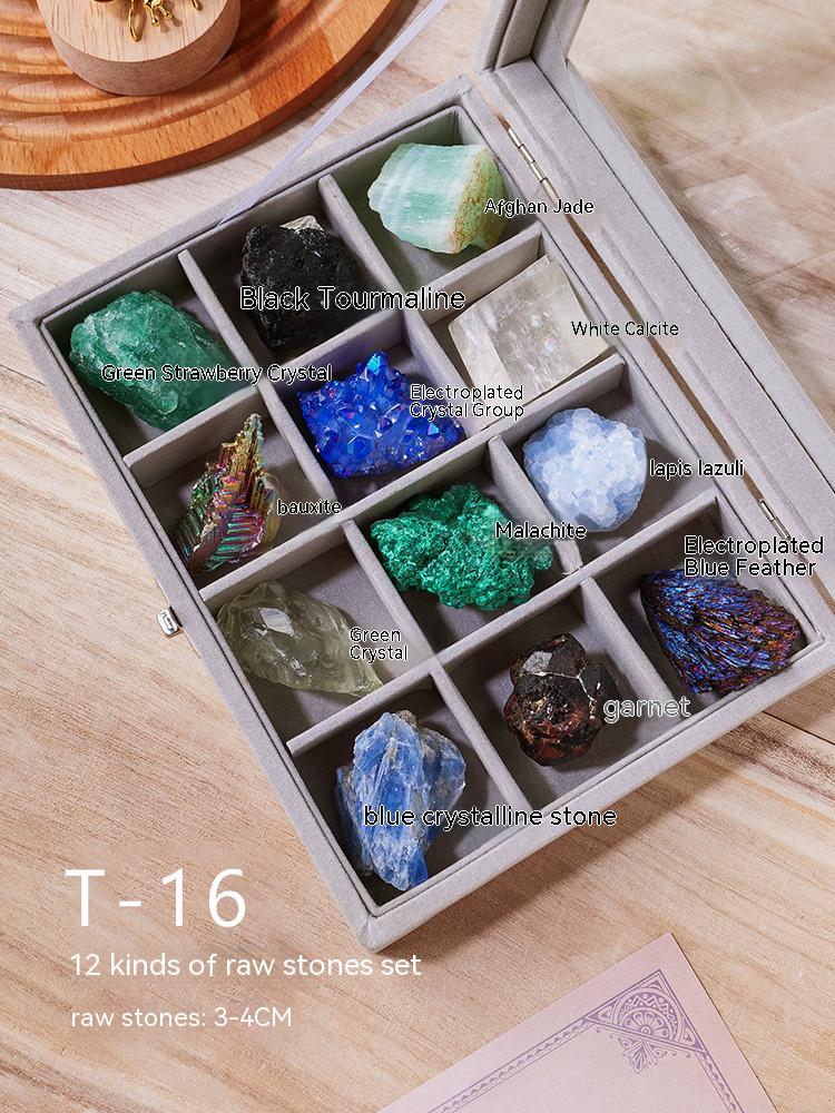 Spesimen bijih kristal asli, perhiasan, kristal mineral, batu kasar, batu permata, akik, batu