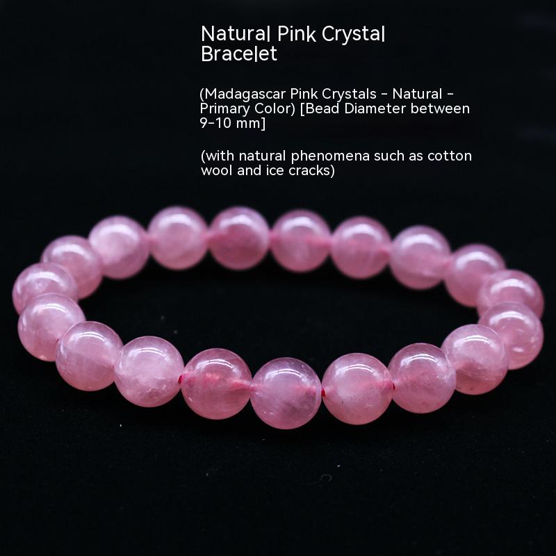 Gelang Kristal Asli, Batu Matahari Jingga, Batu Mentah, Gelang Wanita, Bulatan Tunggal, Hadiah, Hadiah Hari Lahir