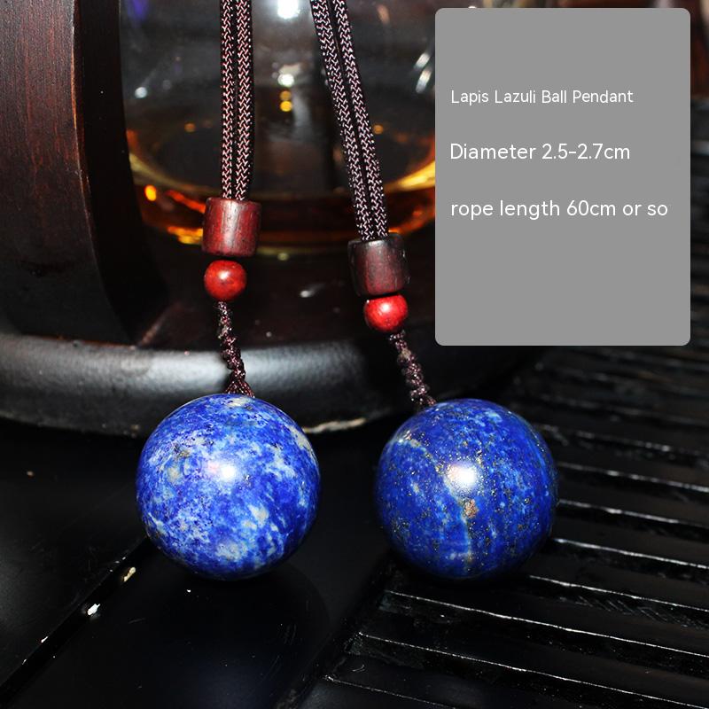 Loket bola kristal semulajadi, kalung kristal untuk lelaki dan wanita, barang kemas, batu, hadiah