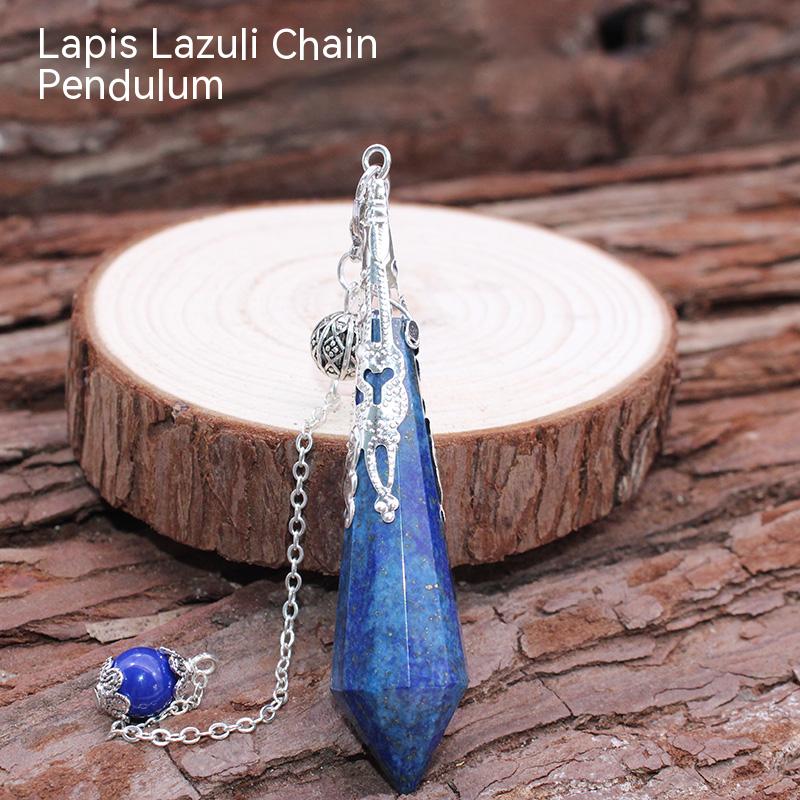 Loket pendulum kristal asli, fluorit berwarna, titik tunggal, batu kasar kristal, rantai leher lelaki dan wanita, hadiah, rantai ekor
