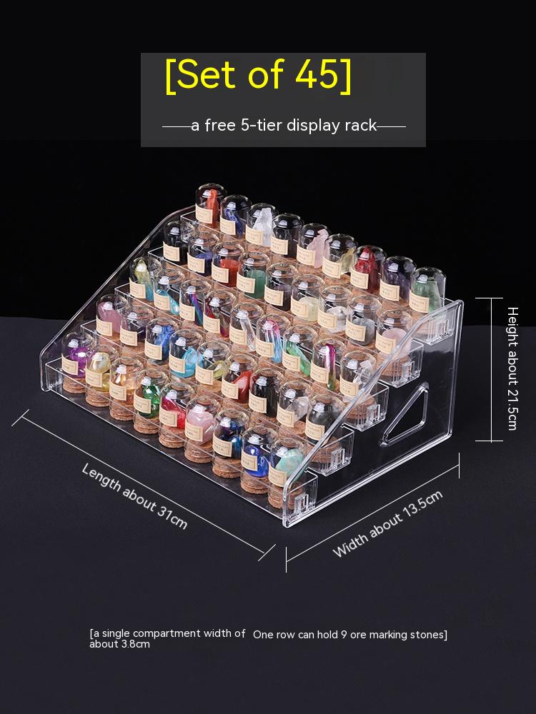 Hiasan spesimen bijih kristal asli batu mentah batu mineral kristal batu akik batu permata hadiah sains popular kanak-kanak