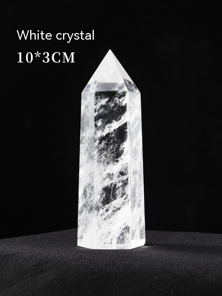 Bijih kristal asli, lajur kristal batu mentah, lapis lazuli, kristal merah jambu, standard mineral, prisma heksagon berbucu tunggal, hadiah hiasan