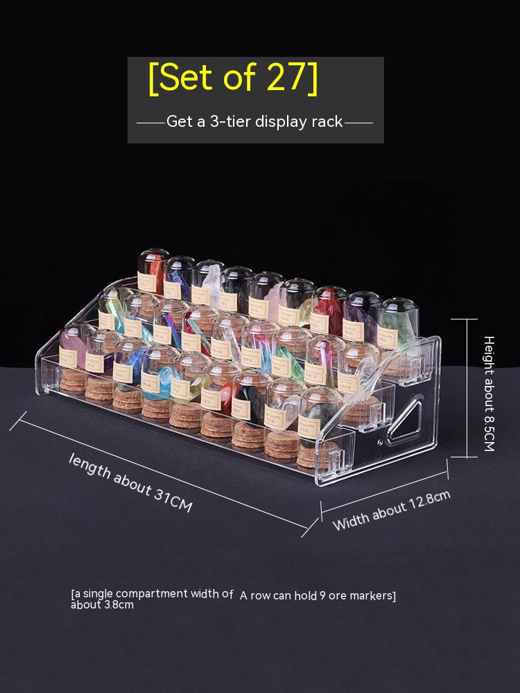 Hiasan spesimen bijih kristal asli batu mentah batu mineral kristal batu akik batu permata hadiah sains popular kanak-kanak