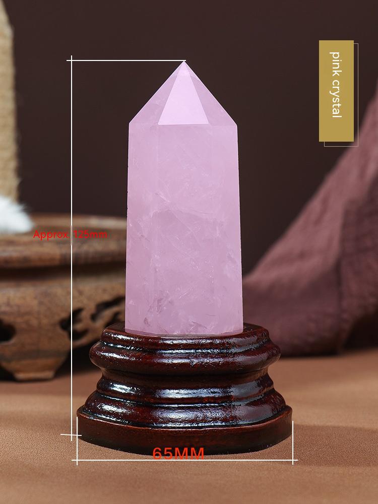Natural Clear Quartz, Amethyst, Rose Quartz, Citrine, Decoration, Crystal Column, Hexagonal Prism, Rough Grinding