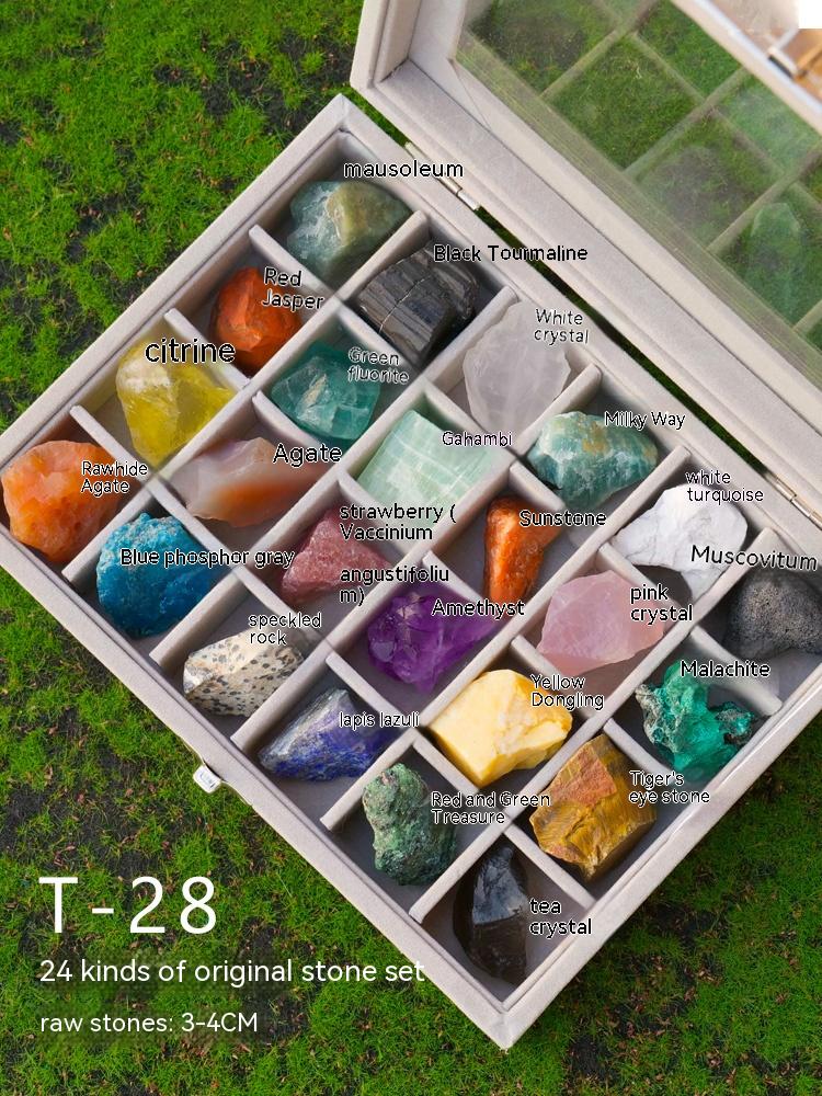 Batu kasar kristal semula jadi Batu permata kanak-kanak bijih mineral koleksi spesimen batu mineral hadiah sains popular batu aneh hiasan batu kasar