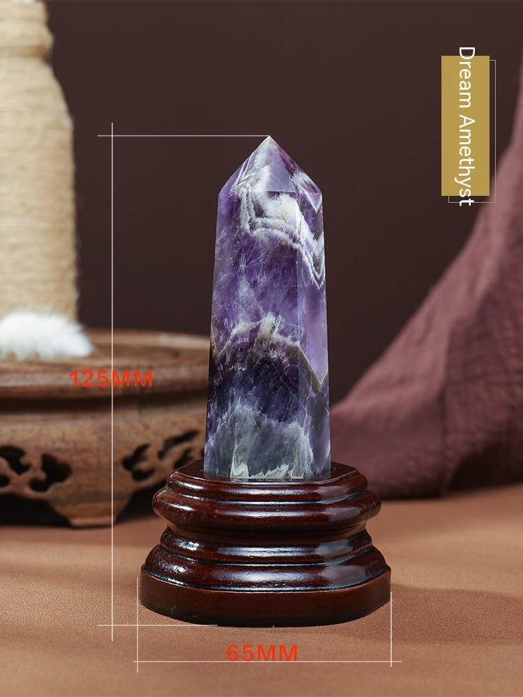 Natural Clear Quartz, Amethyst, Rose Quartz, Citrine, Decoration, Crystal Column, Hexagonal Prism, Rough Grinding
