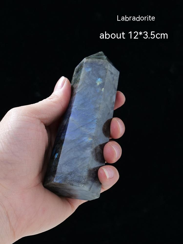 Natural White Crystal Column, Single Point, Hexagonal Prism, Rough Grinding, Decoration, Degaussing, Ore Purification, Home, Office, Small Gift