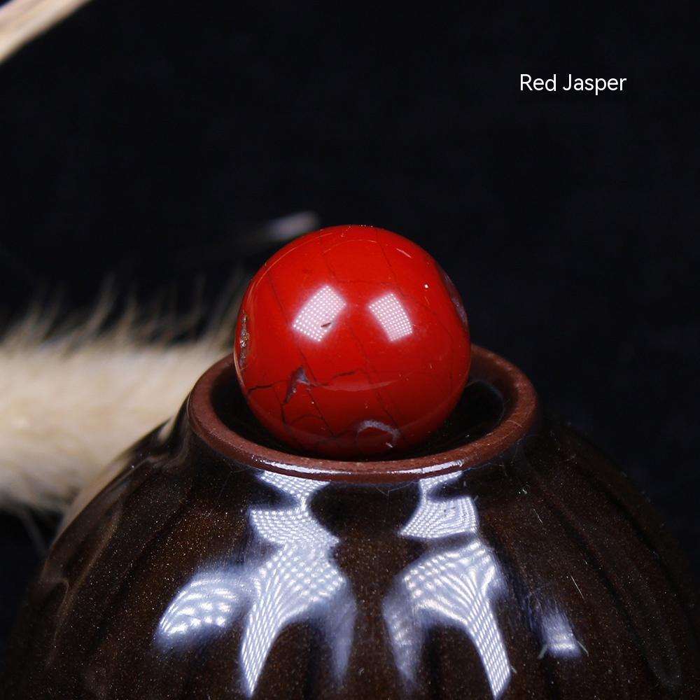 Bola amethyst merah jambu putih dan kuning asli, telus, impian, batu mentah, permata, hiasan desktop