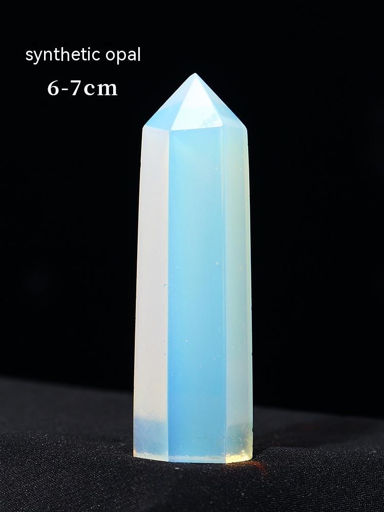 Natural Crystal Rough, Ore, Crystal Column, Hexagonal Prism, Decoration, Lazurite, Mineral Standard, Incense Stone, Desk Agate Decoration