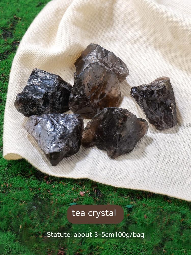 Kristal asli batu mentah bijih bulu peresap aromaterapi hiasan batu tangki ikan pasu bunga landskap batu spesimen batu permata