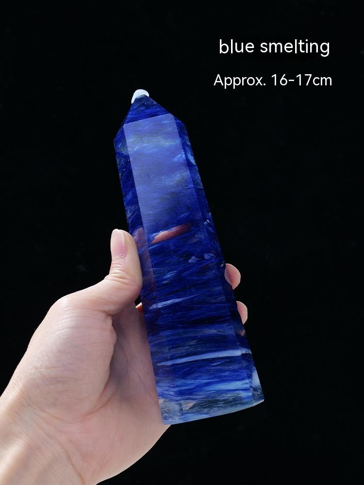 Natural White Crystal Column, Single Point, Hexagonal Prism, Rough Grinding, Decoration, Degaussing, Ore Purification, Home, Office, Small Gift