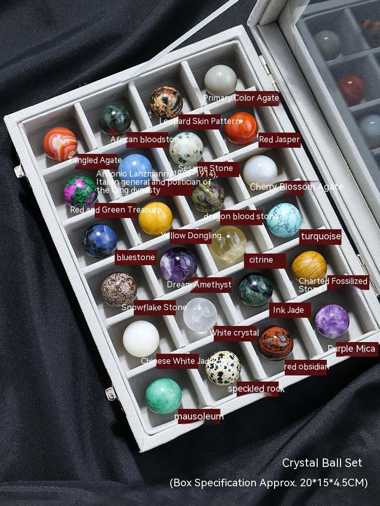 Spesimen bijih hiasan batu mentah kristal semula jadi batu akik batu permata mineral standard hadiah kotak spesimen sains popular kanak-kanak