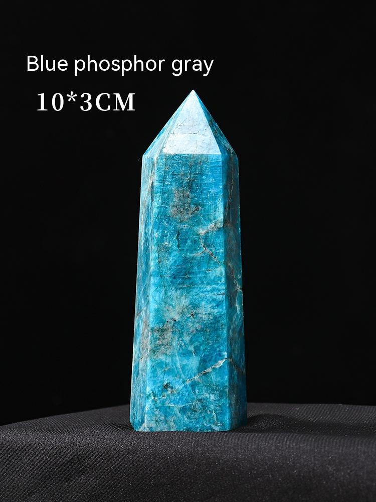 Bijih kristal asli, lajur kristal batu mentah, lapis lazuli, kristal merah jambu, standard mineral, prisma heksagon berbucu tunggal, hadiah hiasan