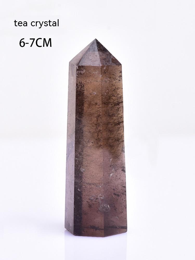 Kristal asli kasar, bijih, batu permata, tiang kristal, batu kristal, bijih degaussing, fluorit, serbuk kuning, perhiasan kristal.