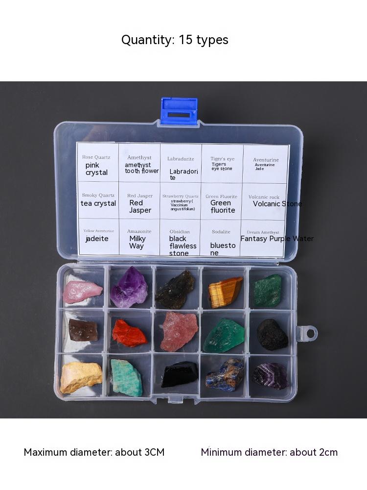 Natural crystal ore specimen archaeological excavation mineral crystal rock fossil raw ore children's popular science teaching gift