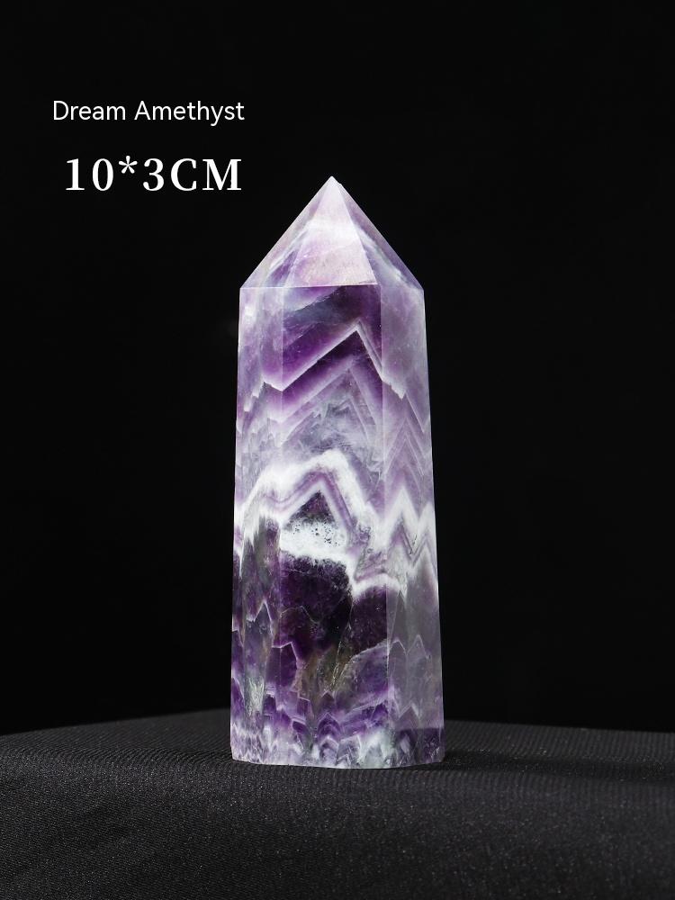 Bijih kristal asli, lajur kristal batu mentah, lapis lazuli, kristal merah jambu, standard mineral, prisma heksagon berbucu tunggal, hadiah hiasan