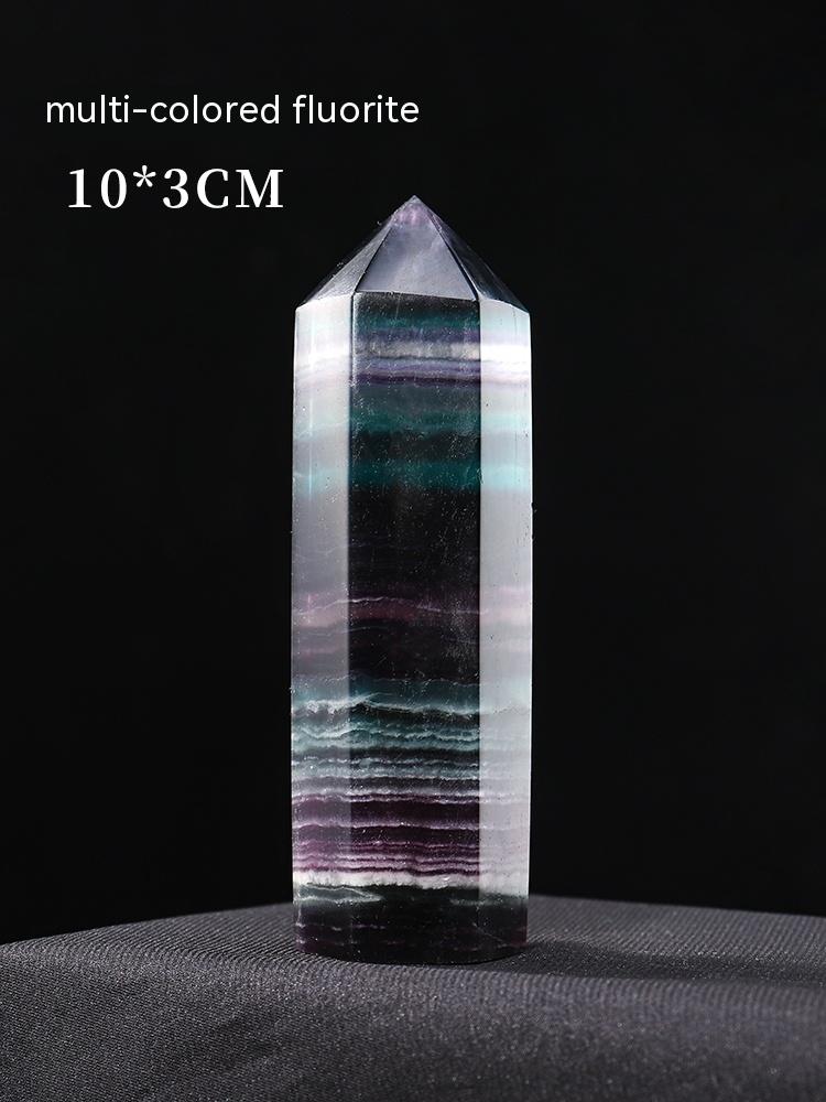 Bijih kristal asli, lajur kristal batu mentah, lapis lazuli, kristal merah jambu, standard mineral, prisma heksagon berbucu tunggal, hadiah hiasan