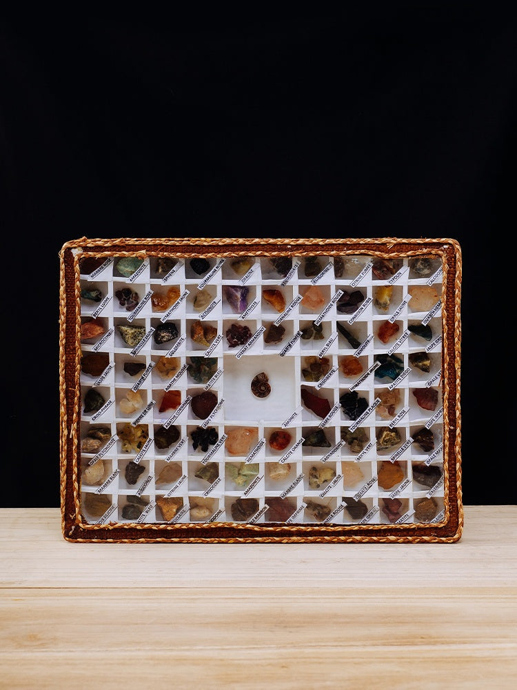 Hiasan spesimen bijih kristal asli batu mentah batu mineral kristal batu akik batu permata hadiah sains popular kanak-kanak