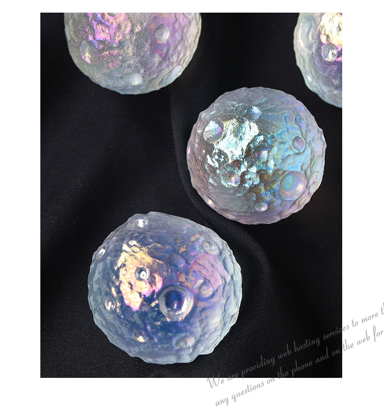Kristal asli, penyaduran elektrik, meteorit bulan, model, sains popular, bijih, spesimen, batu asli, hiasan, digilap tangan, permainan, hiasan 