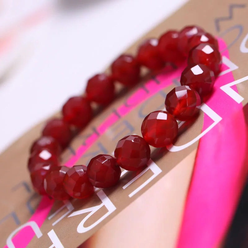 Onyx Asli, Onyx Hitam, 64 Faset, Gelang, Faceted, Faceted 