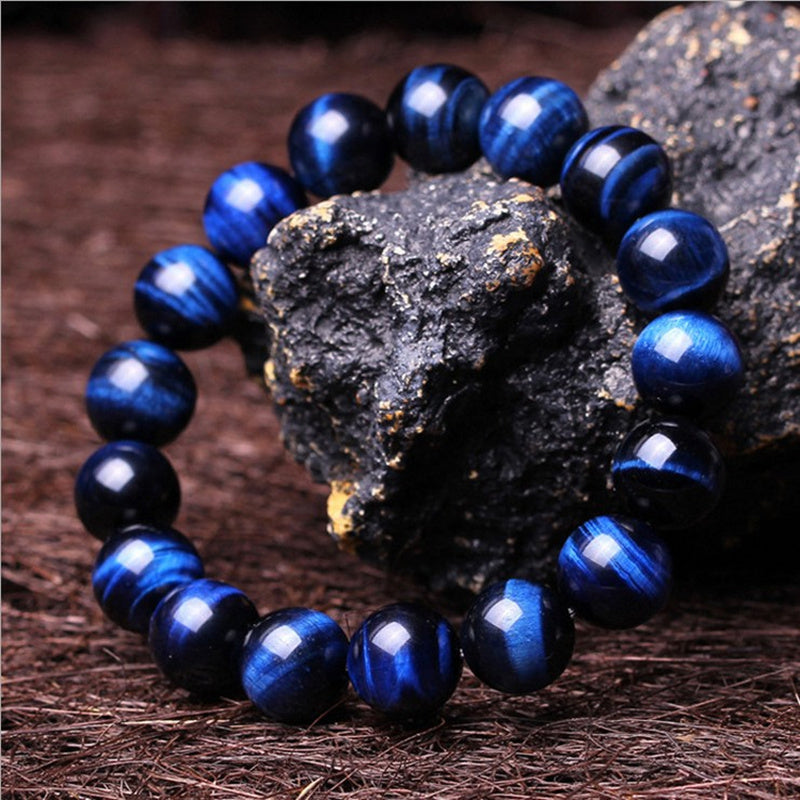 Gelang batu mata harimau biru panggang, batu mata harimau asli, batu mata helang, kayu alexandrite, gelang tangan, barang kemas pasangan 